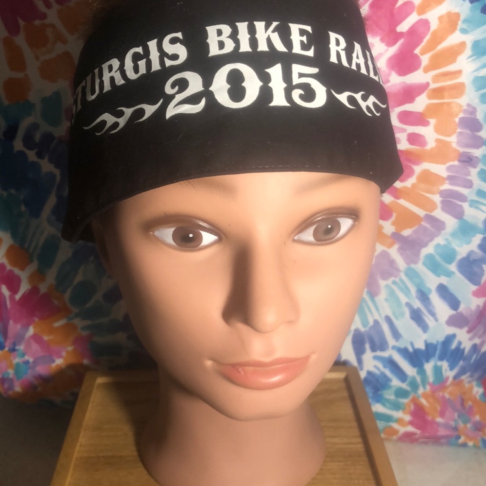 Head band scarf Sturgis motorcycle Rally 2015 women’s motorcycle bandana